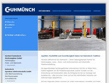 Tablet Screenshot of kuhmuench.de